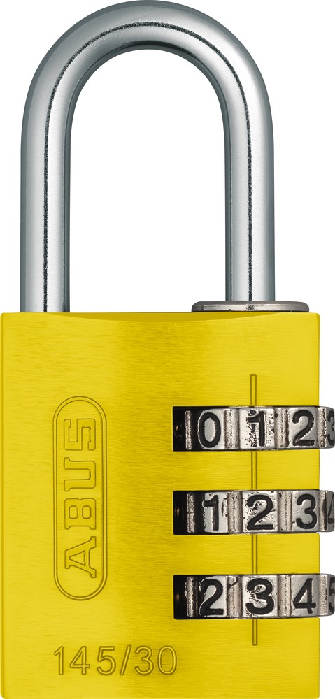 Abus Cijferslot 145/30 Geel